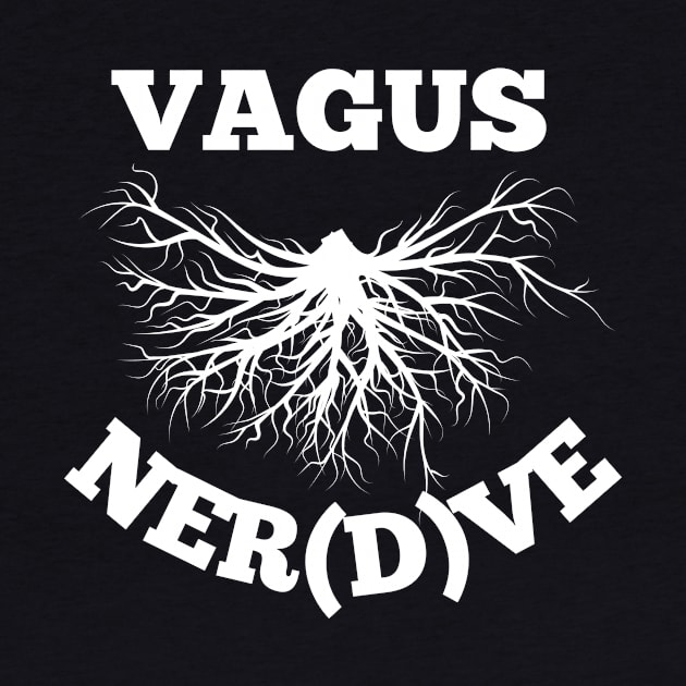 Vagus Nerve Nerd Polyvagal Somatic t shirt by Verve